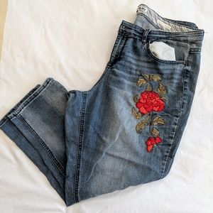 Code Bleu Plus Gracie Rose Boyfriend Jeans